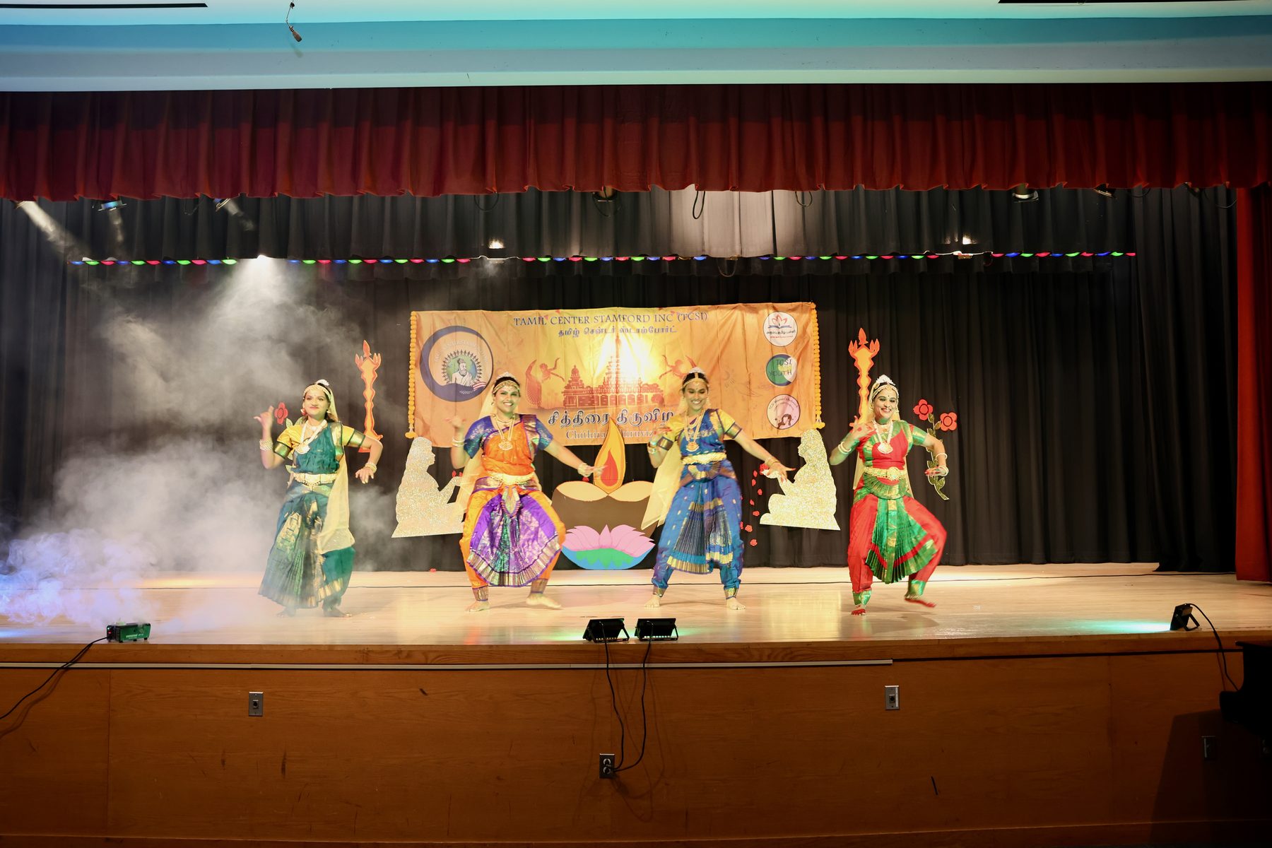 WNET members dancing on stage